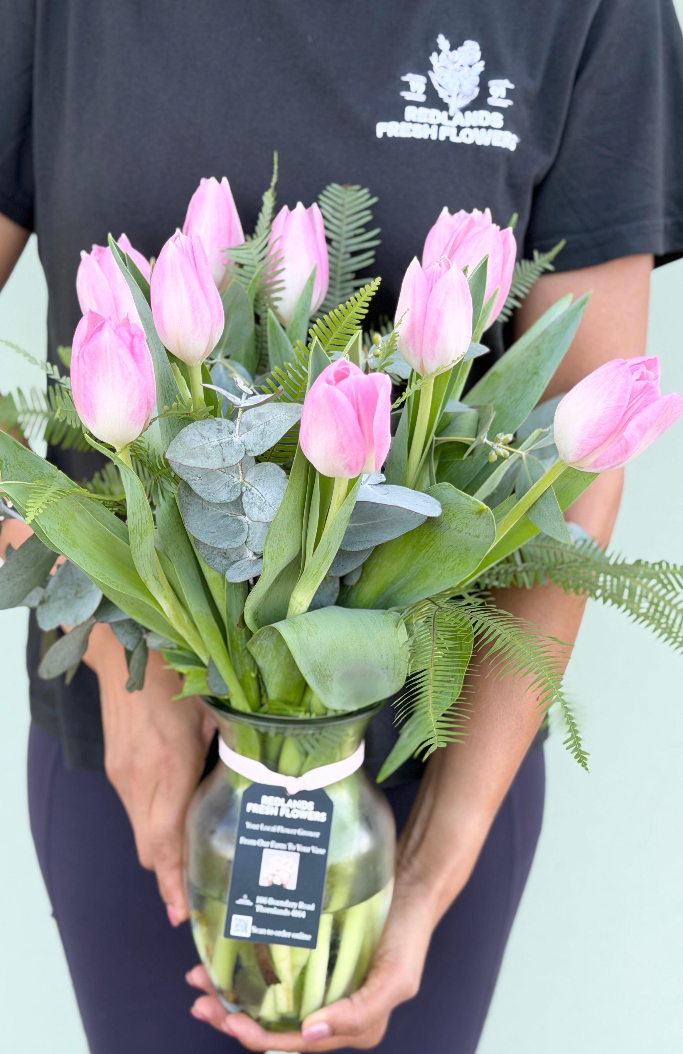 Blush Garden Tulip Vase