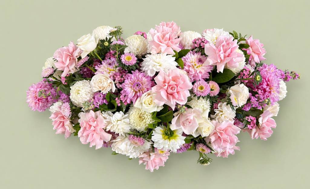 Loving Memories Casket Spray