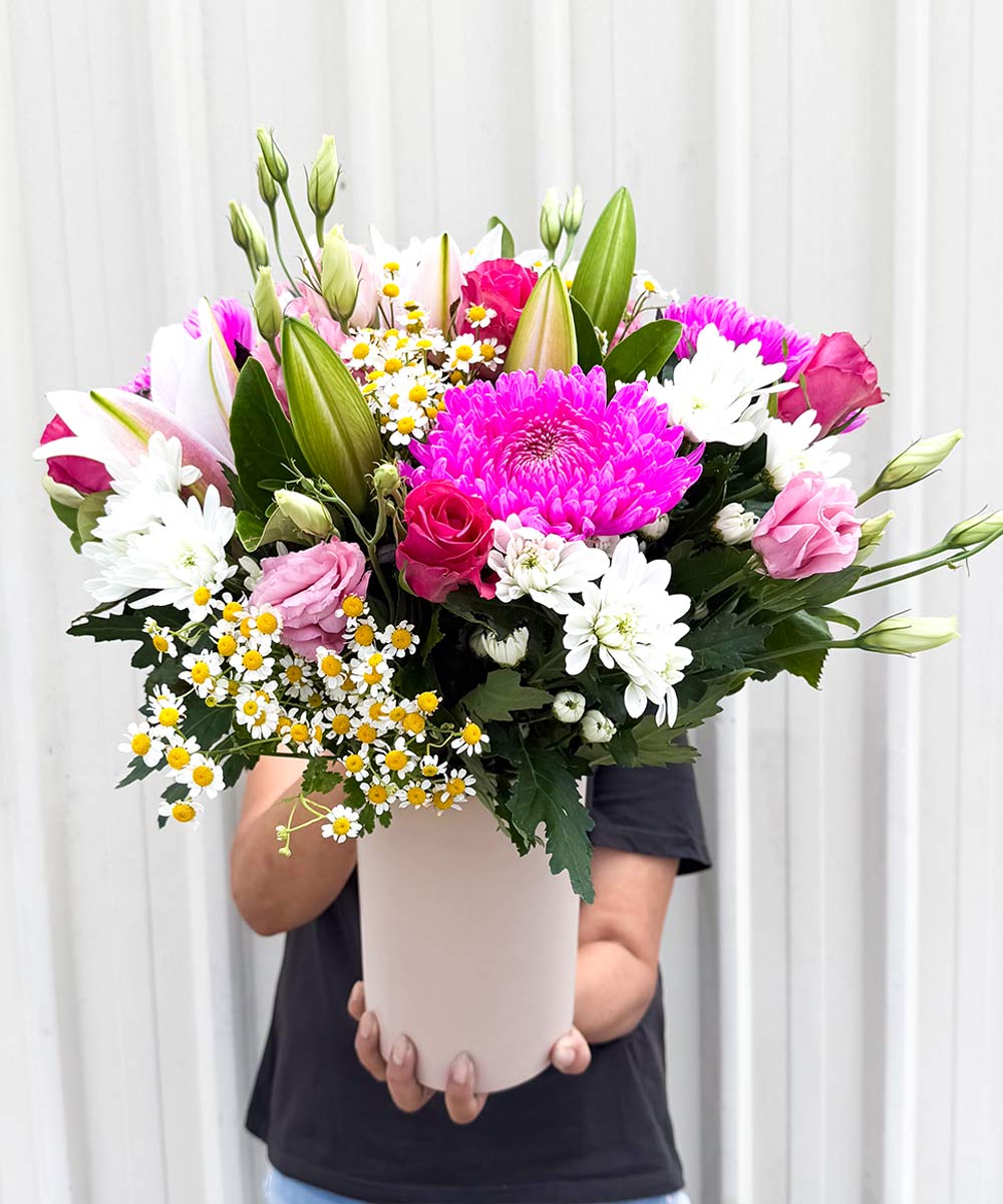 Luxury Mixed Arrangement in a Ceramic Vase